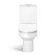 Denver Rimless Close Coupled Corner Toilet With Soft Close Slim Seat