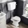 Hudson Traditional Toilet With Low-Level Cistern and Cotton White Wooden Seat