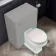 Hudson Traditional Back To Wall Toilet With Cotton White Wooden Seat