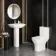 Atlanta Close Coupled Toilet & Pedestal Basin Set