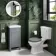 Bermuda Dove Grey Cloakroom Basin Vanity 400mm