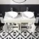 Bermuda Chalk White Vanity with Marble Top & Oval Counter Top Basin 1200mm
