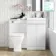 Trent Gloss White Combination Vanity Basin and Atlanta Toilet 1000mm