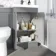Trent Stone Grey Combination Vanity Basin and Miami Toilet 1000mm