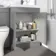 Trent Stone Grey Combination Vanity Basin and Atlanta Toilet 1100mm