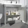 Trent Stone Grey Combination Vanity Basin and Aruba Toilet 1300mm