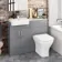 Harper Stone Grey Combination Vanity Basin with Marble Top & Atlanta Toilet 1000mm