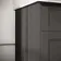 Lucia Graphite Grey Vanity with Marble Top & Undermount Basin 830mm - Brushed Brass Accents