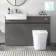 Foster Tungsten Grey Combination Vanity Basin with Marble Top & Tucson Toilet 1200mm