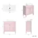 Bermuda Cashmere Pink Vanity with Marble Top & Curved Counter Top Basin 800mm