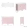 Bermuda Cashmere Pink Cabinet with Marble Top 1200mm (Excludes Counter Top Basin) - Brushed Brass Accents