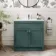 Milos Mystic Green Basin Vanity 800mm - Chrome Handles
