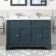 Lucia Inky Blue Double Basin Vanity 1200mm