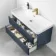Corsica Inky Blue Basin Drawer Vanity 1000mm