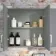 Harper Stone Grey Wall Hung Cabinet 600x600mm