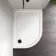 London Offset Quadrant Stone Shower Tray 1200x900mm - Left Handed