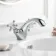 Thames Traditional Chrome Basin & Bath Shower Mixer Tap Set