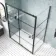 London Matt Black Grid 6mm Sliding Shower Enclosure 1400x900mm