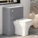 Harper Stone Grey Back To Wall Unit And Atlanta Toilet