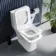 Houston Rimless Close Coupled Toilet With Premium Soft Close Slim Seat