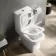 Chicago Rimless Close Coupled Toilet With Soft Close Seat