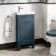 Bermuda Inky Blue Cloakroom Basin Vanity 400mm