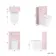Traditional Cashmere Pink Slimline Back To Wall Unit and Tucson Toilet