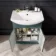 Capri Mystic Green Combination Vanity Basin and Houston Toilet 1150mm - Chrome Handles
