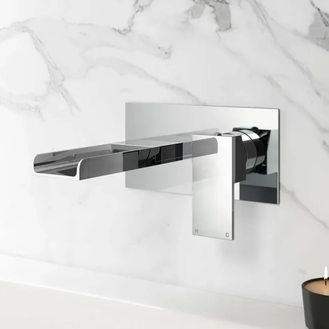 Avon Chrome Waterfall Wall Mounted Bath Filler