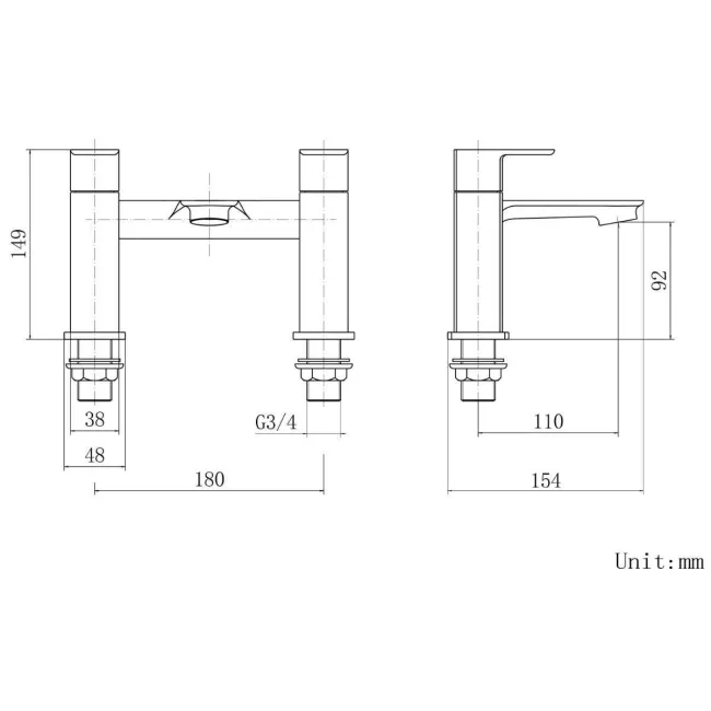 Mersey Matt Black Bath Filler