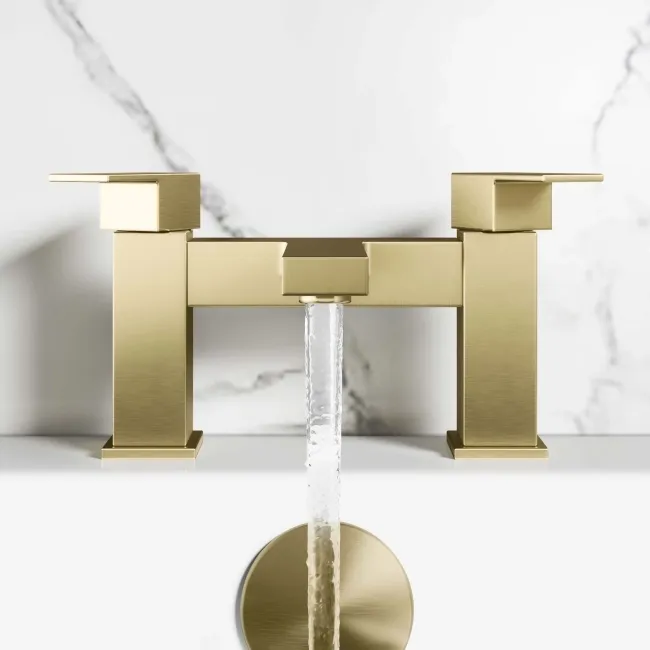 Tamar Brushed Brass Bath Filler