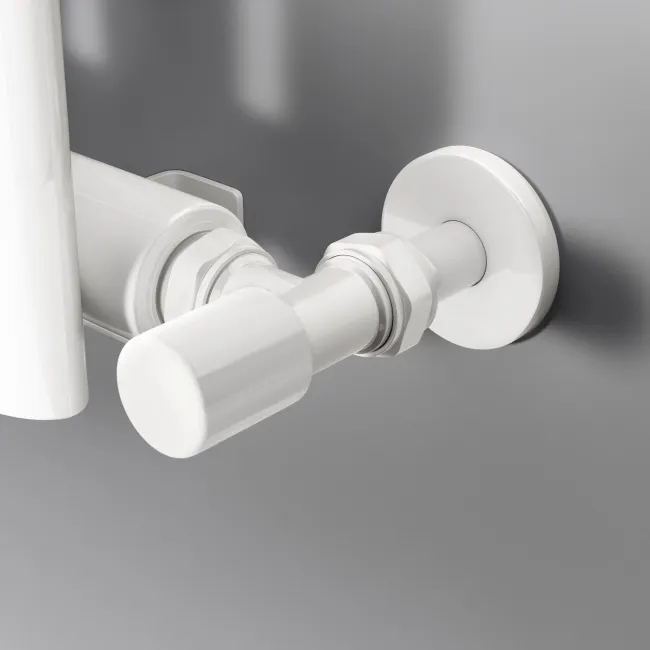 Marbella White Single Oval Panel Radiator 600x1200mm