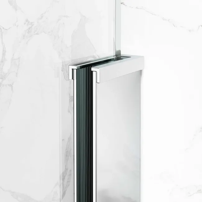 Stockholm Easy Clean 8mm Frameless Sliding Shower Door 1000mm