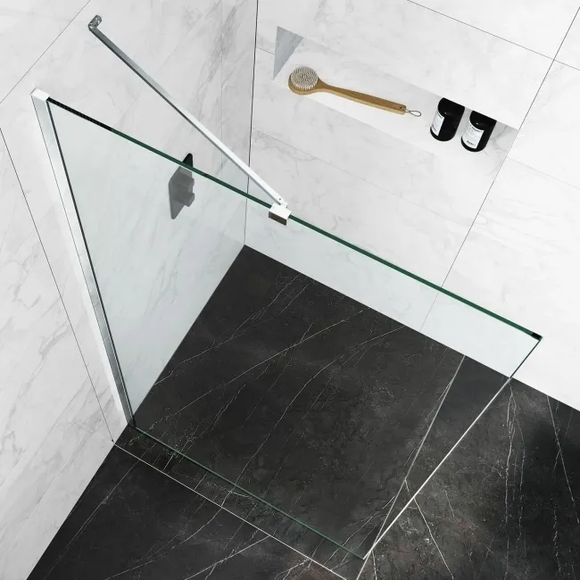 Copenhagen Easy Clean 8mm Wet Room Shower Glass Panel 1100mm