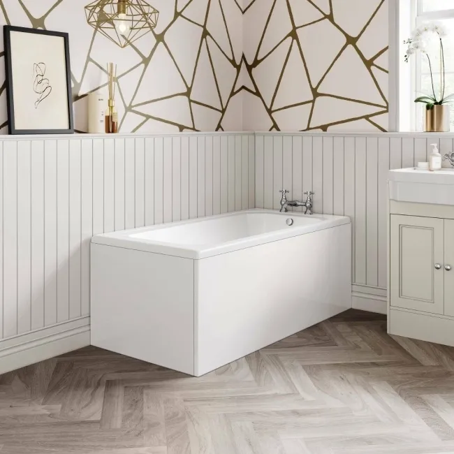 1400 Super Strength Reinforced Acrylic Straight Bath Front Panel