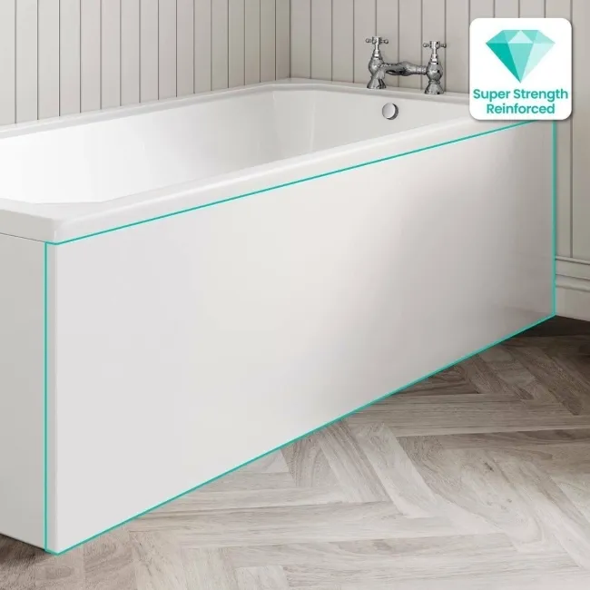 1800 Super Strength Reinforced Acrylic Straight Bath Front Panel