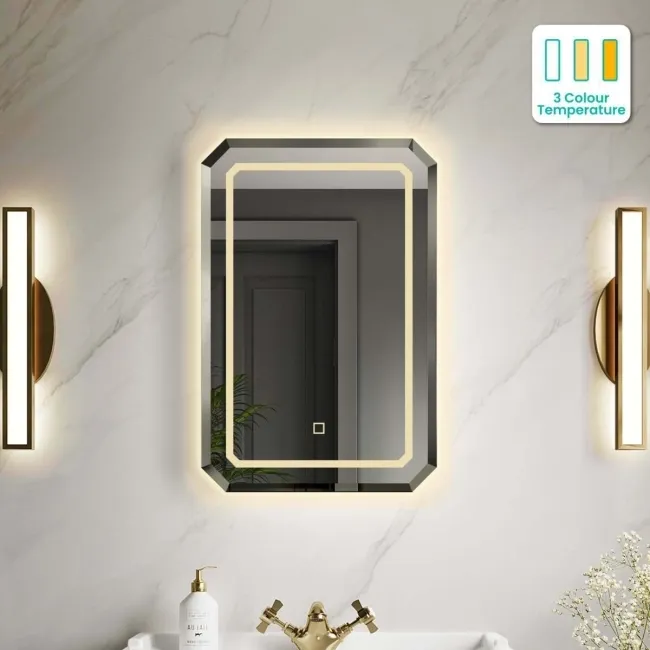 Thea Illuminated LED Mirror 600x400mm