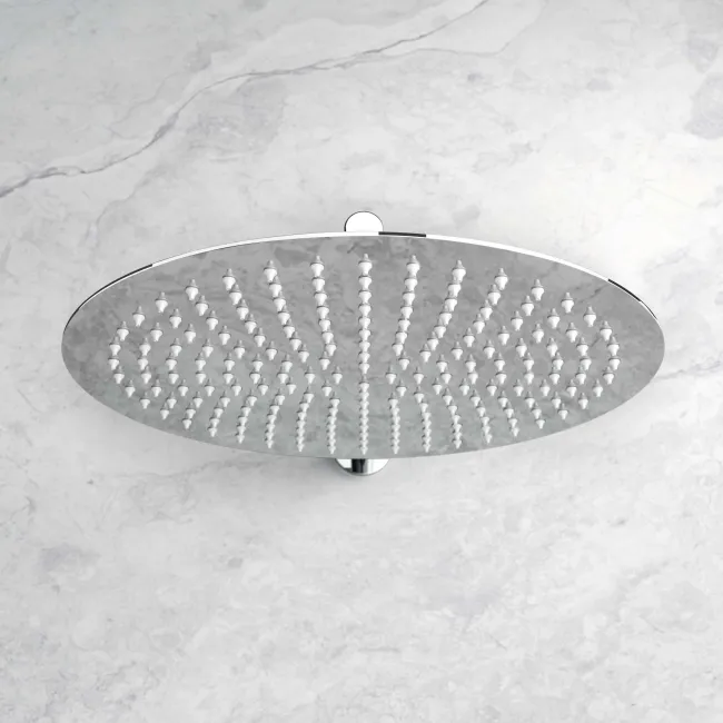 Ballina Premium Chrome Round Thermostatic Set - 300mm Head, Hand Shower & Body Jets