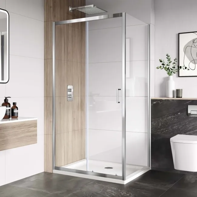 London 6mm Sliding Shower Enclosure 1000x800mm