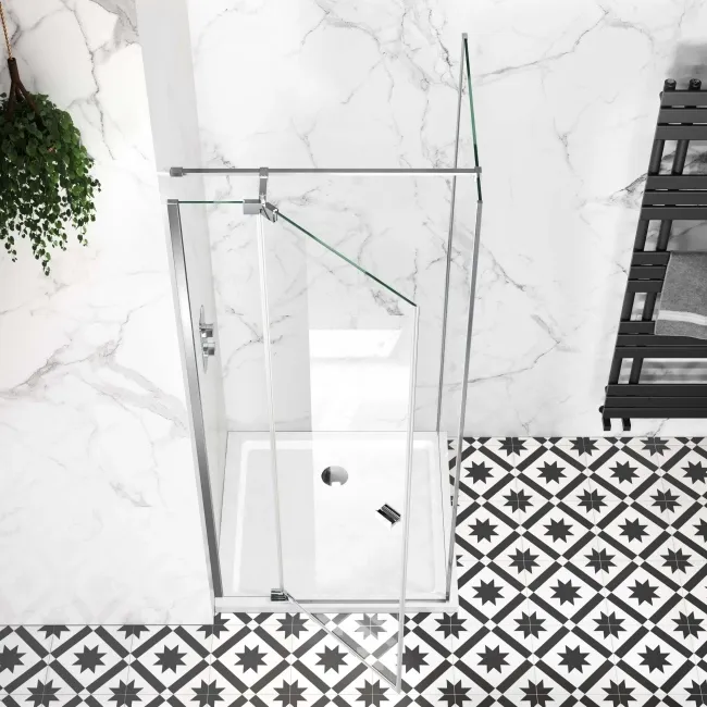 Vienna Easy Clean 8mm Hinged Shower Enclosure 900x900mm