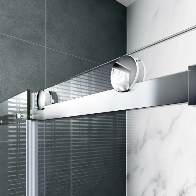 Oslo Premium Easy Clean 8mm Sliding Shower Enclosure 1000x800mm