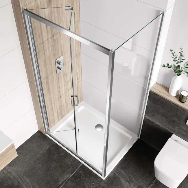 London 6mm Bifold Shower Enclosure 1000x800mm