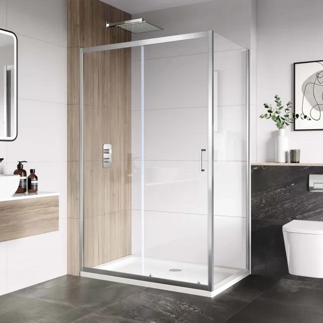 London 6mm Sliding Shower Enclosure 1200x760mm
