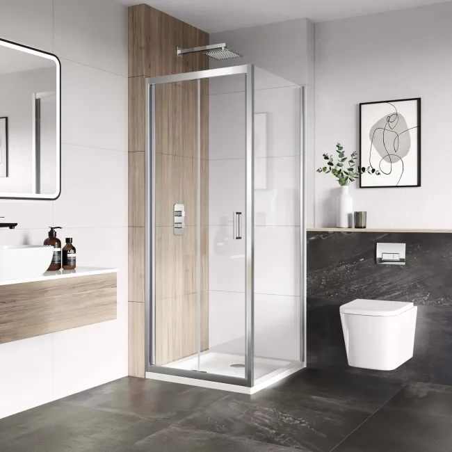 London 6mm Bifold Shower Enclosure 700x700mm