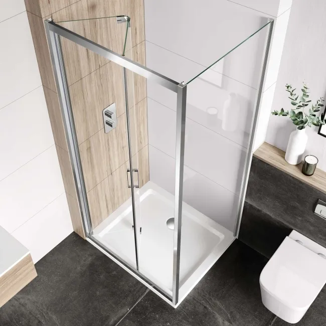 London 6mm Bifold Shower Enclosure 900x700mm