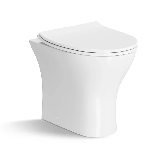 Orlando Back To Wall Toilet With Soft Close Slim Seat