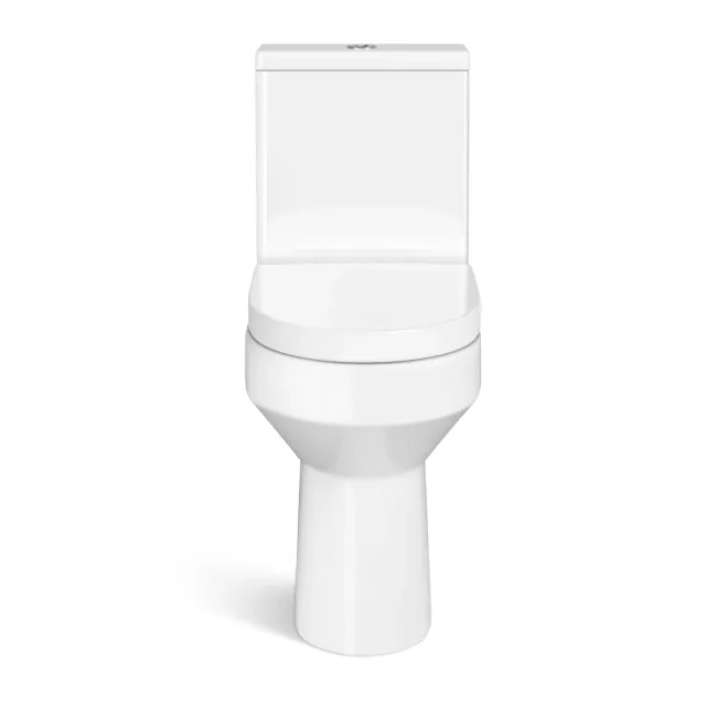 Denver Rimless Comfort Height Close Coupled Toilet With Soft Close Seat