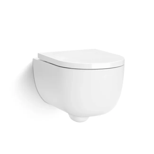 Tulsa Rimless Wall Hung Toilet With Premium Soft Close Seat