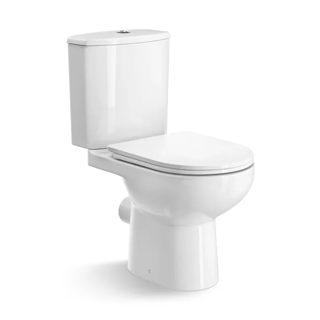 Casper Rimless Close Coupled Toilet With Slim Soft Close Seat
