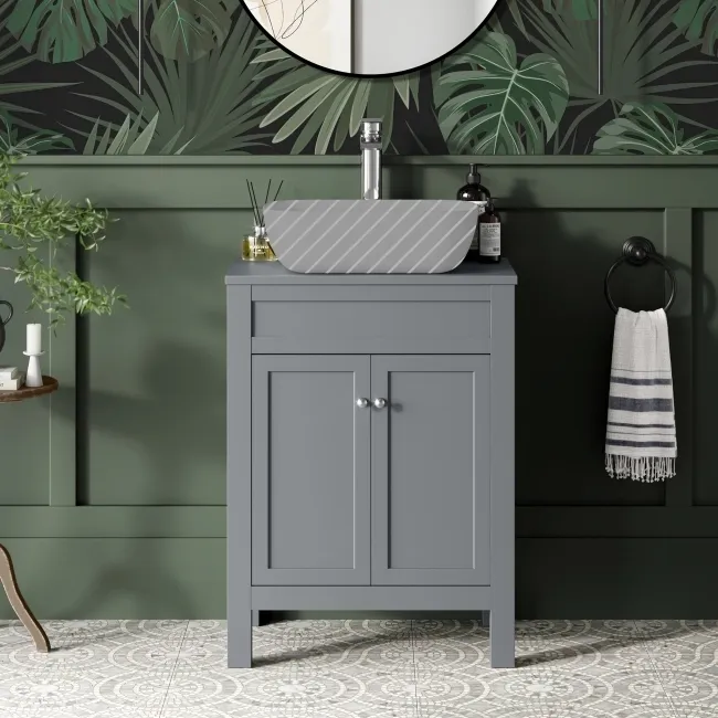 Bermuda Dove Grey Vanity 600mm